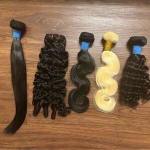 Virgin and Raw Hair bundles